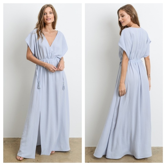 EVIE Carche Dresses & Skirts - 🦋MAKE AN OFFER!🦋 Light Blue Maxi With Tassels
